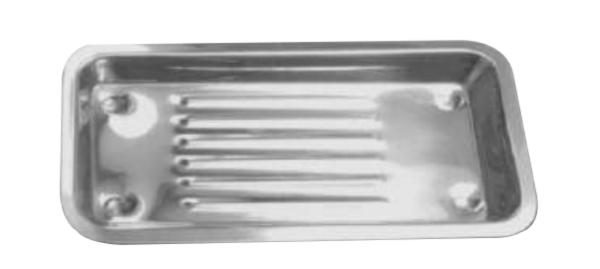 Bandeja Metal Acanalada 100x200mm